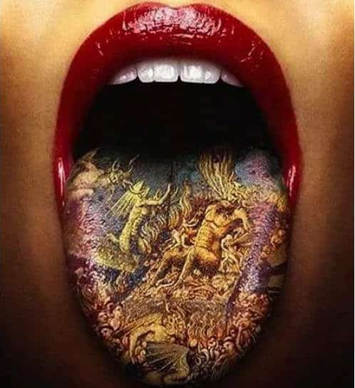 tatuaje lengua 
